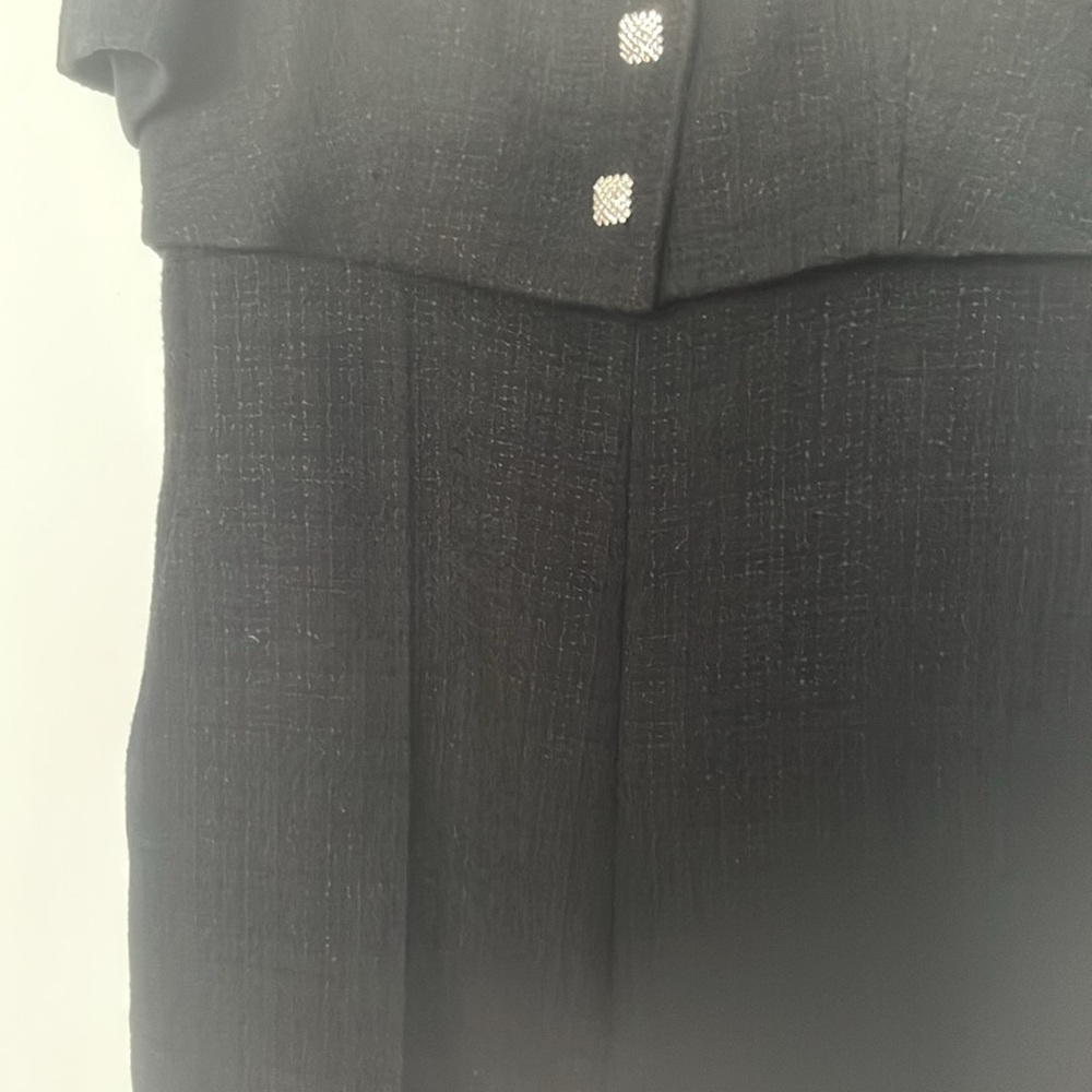 SANDRO | Tweed Trouser Jumpsuit Sz FR 40 (US 8) - Picture 7 of 8